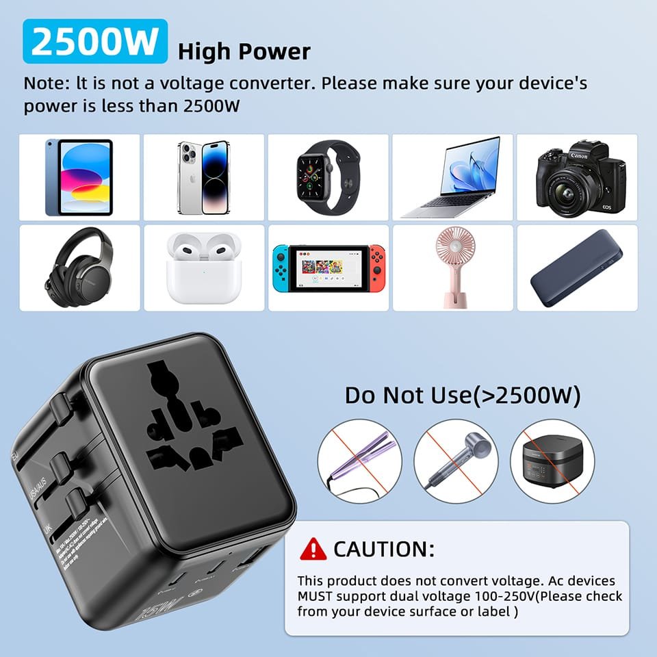 Adaptador de enchufe universal Adaptador de enchufe universal