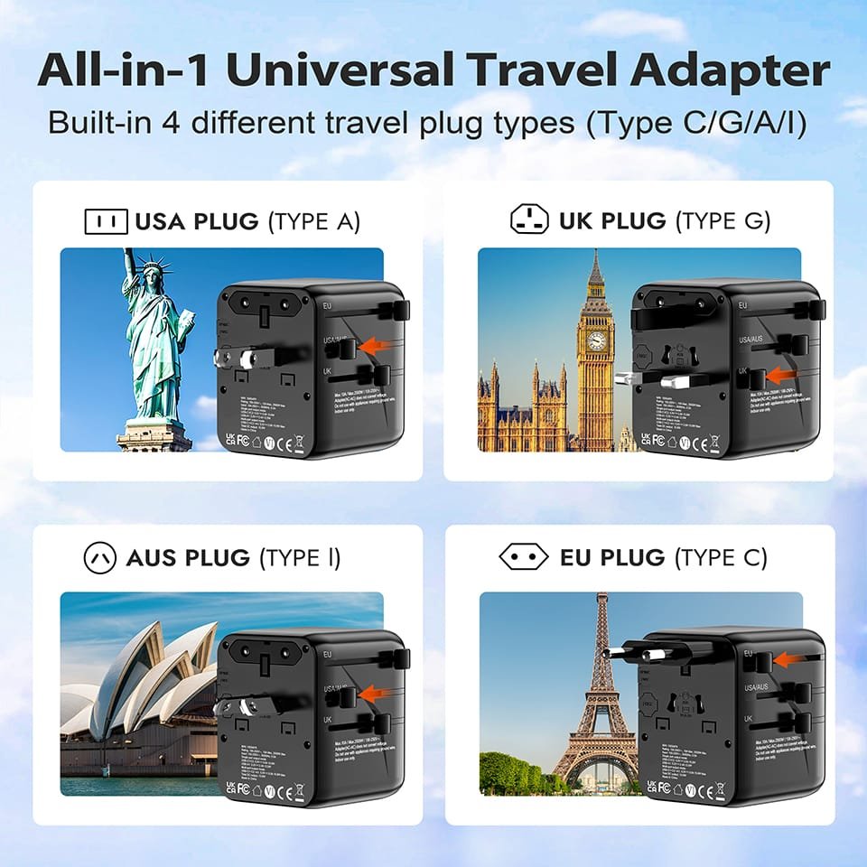 Adaptador de enchufe universal Adaptador de enchufe universal