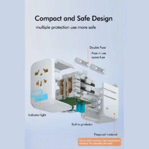 Universal travel adapters