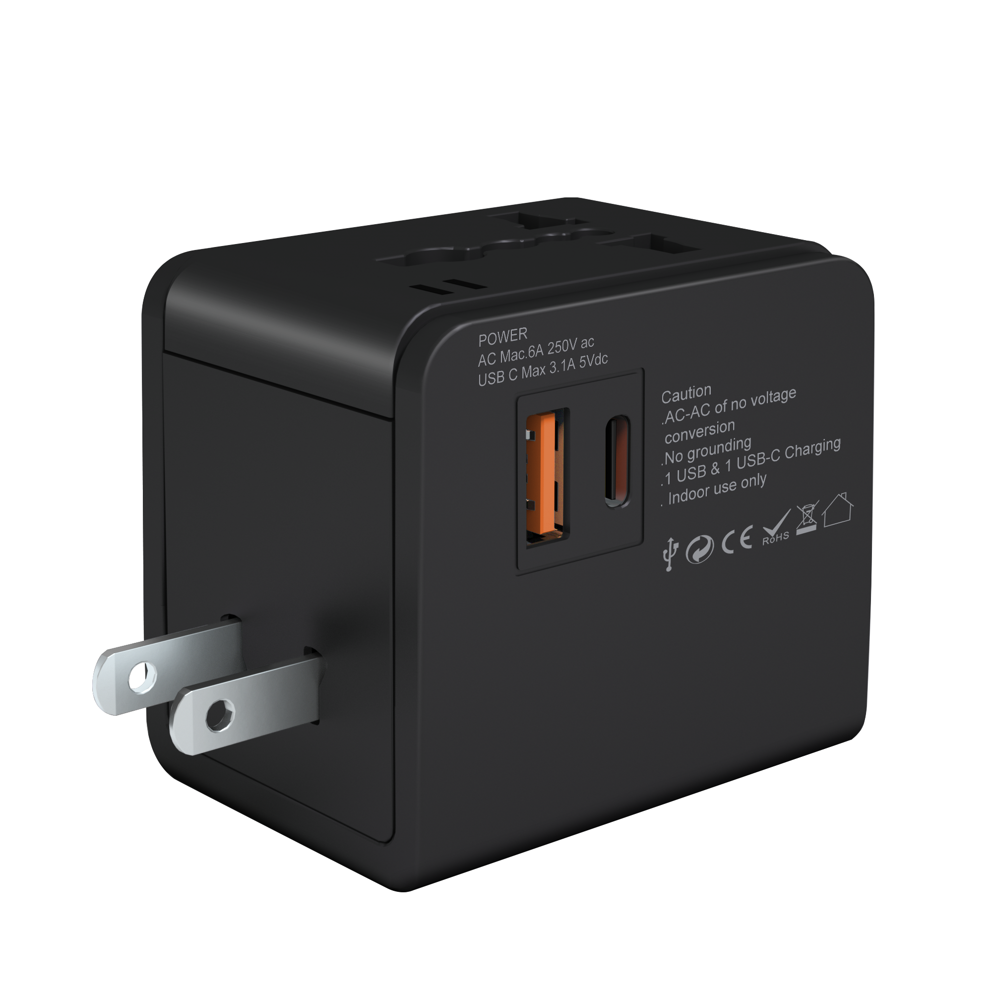 Populaire CE-reis universele adapter 20w USB/PD