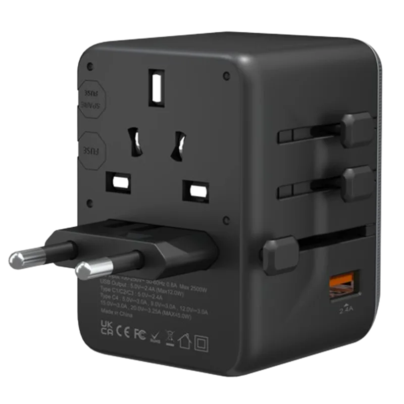 Reiseadapter mit USB