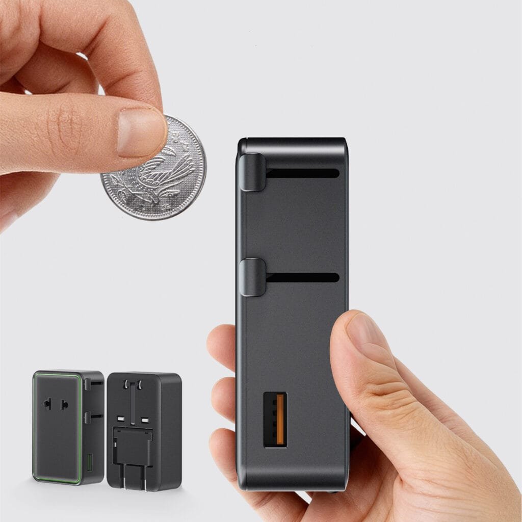 슬림형 범용 여행용 충전기