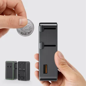 Slim universal travel charger